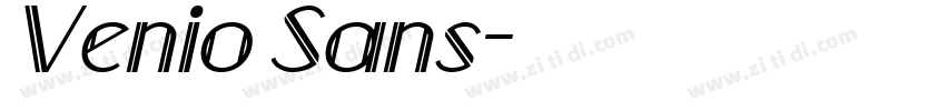 Venio Sans字体转换